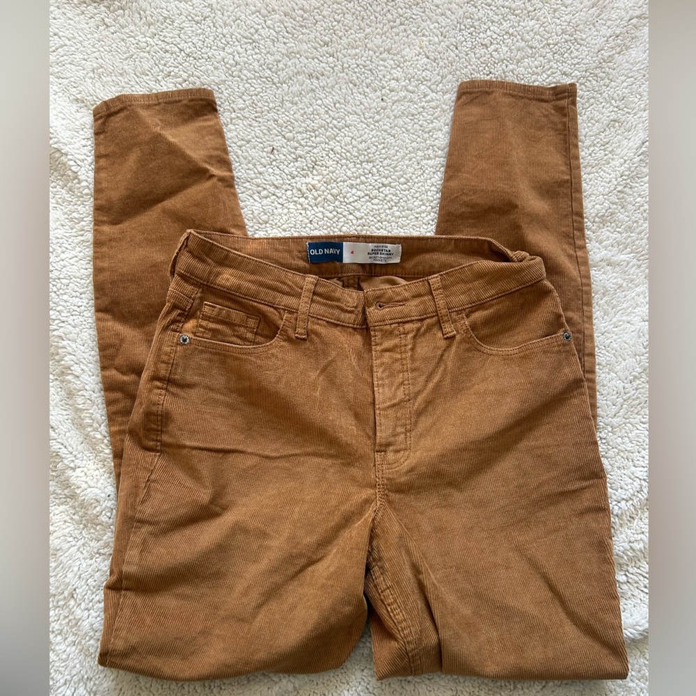 Old Navy Women’s Corduroy Tan Skinny Jeans